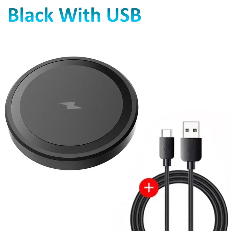 Chargeur Sans Fil Magnétique 15W – Compatible MagSafe iPhone & AirPods