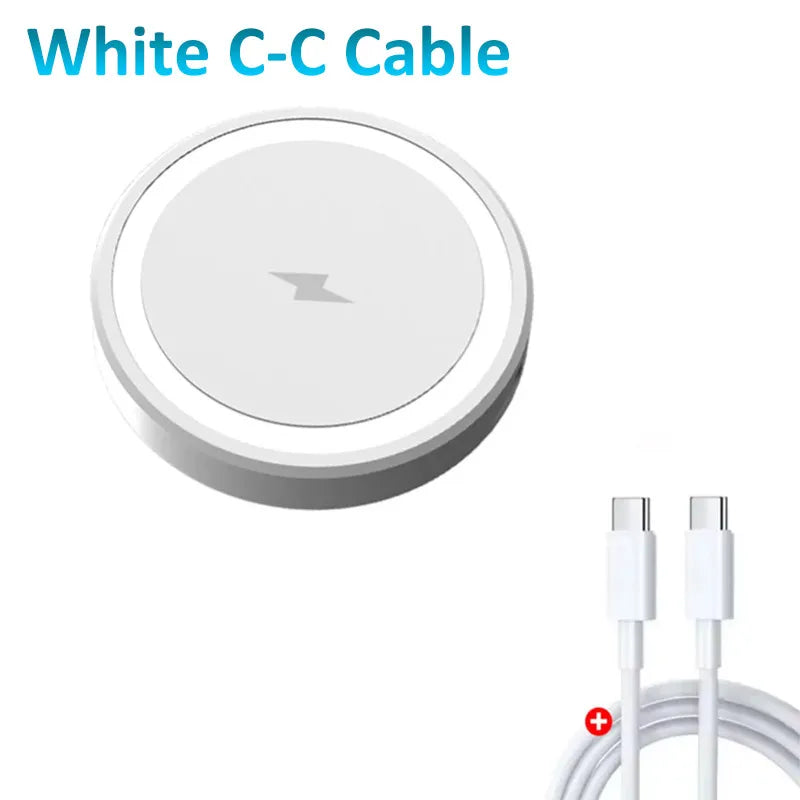 Chargeur Sans Fil Magnétique 15W – Compatible MagSafe iPhone & AirPods