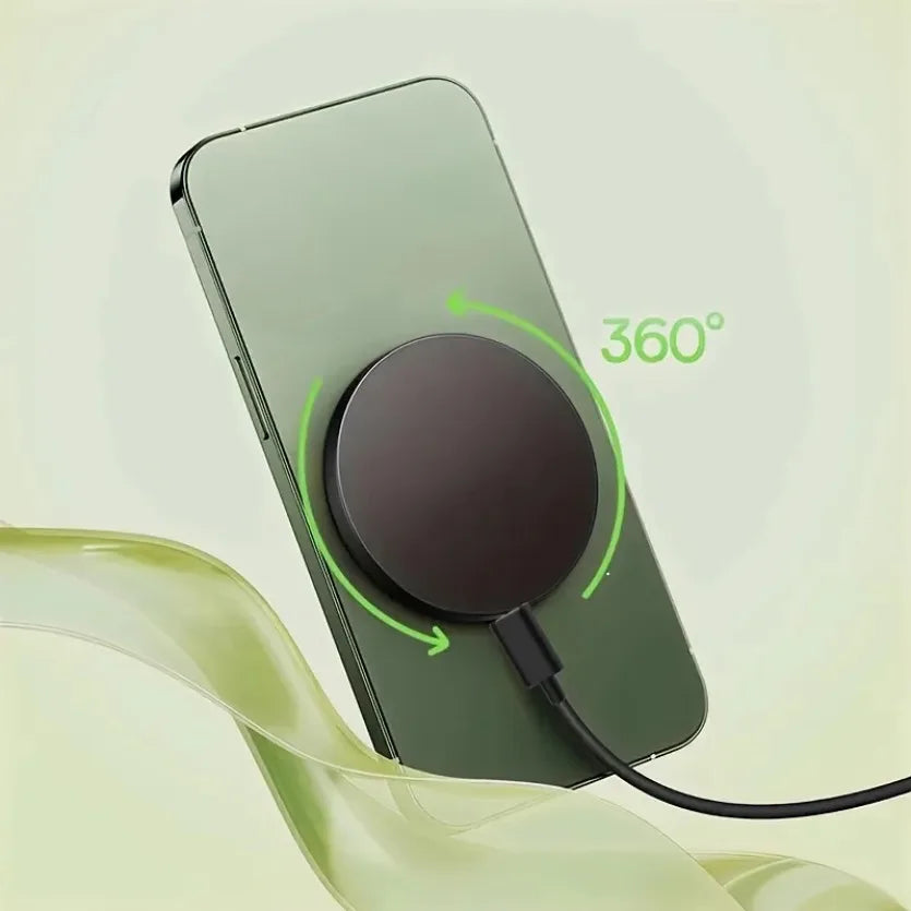 Chargeur Sans Fil Magnétique 15W – Compatible MagSafe iPhone & AirPods